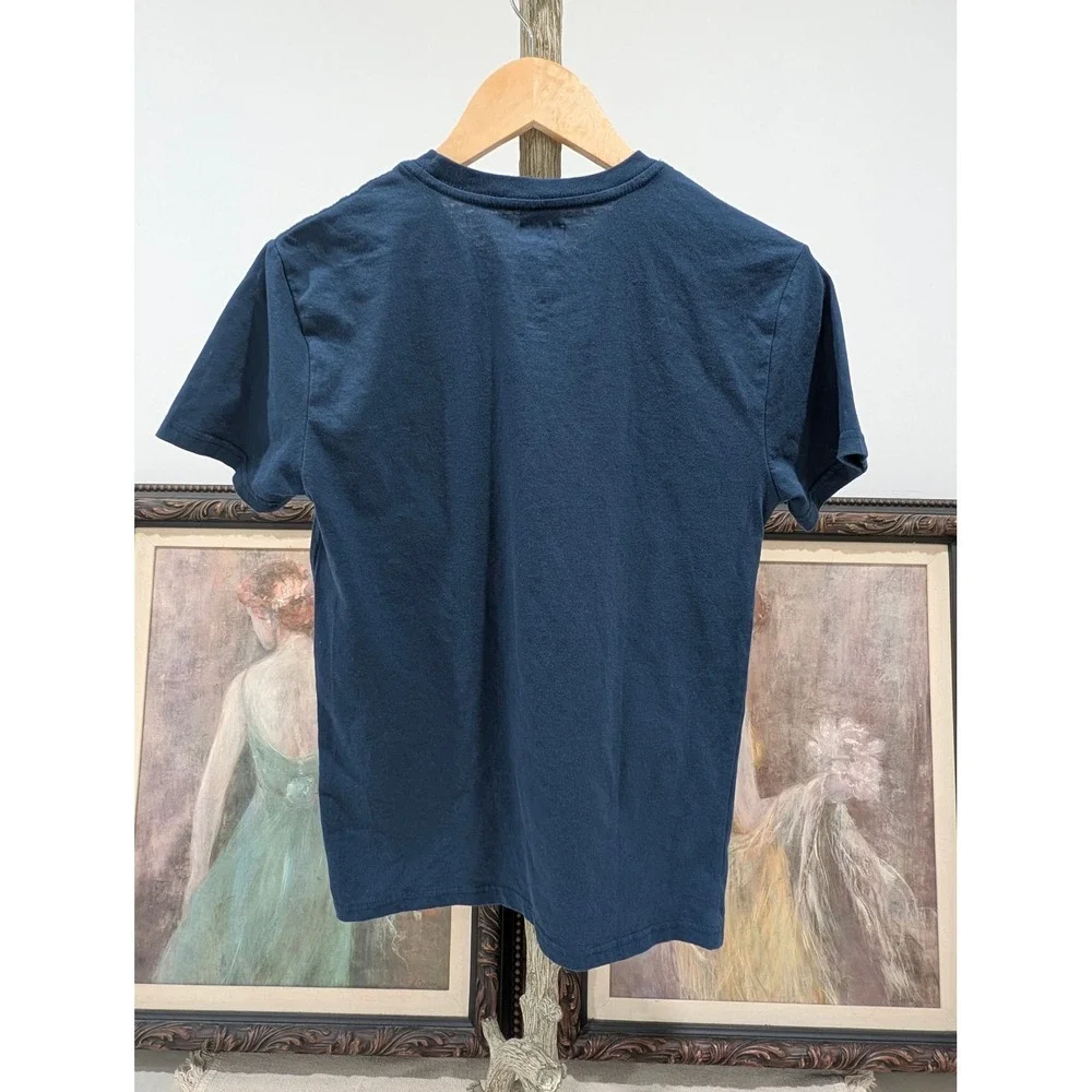 Marvel Gingerbread Men Heroes‎ Graphic T Shirt Navy Blue Size S